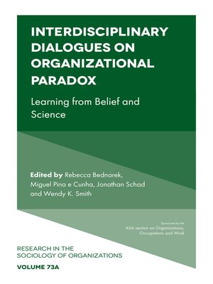 cover image of Interdisciplinary Dialogues on Organizational Paradox